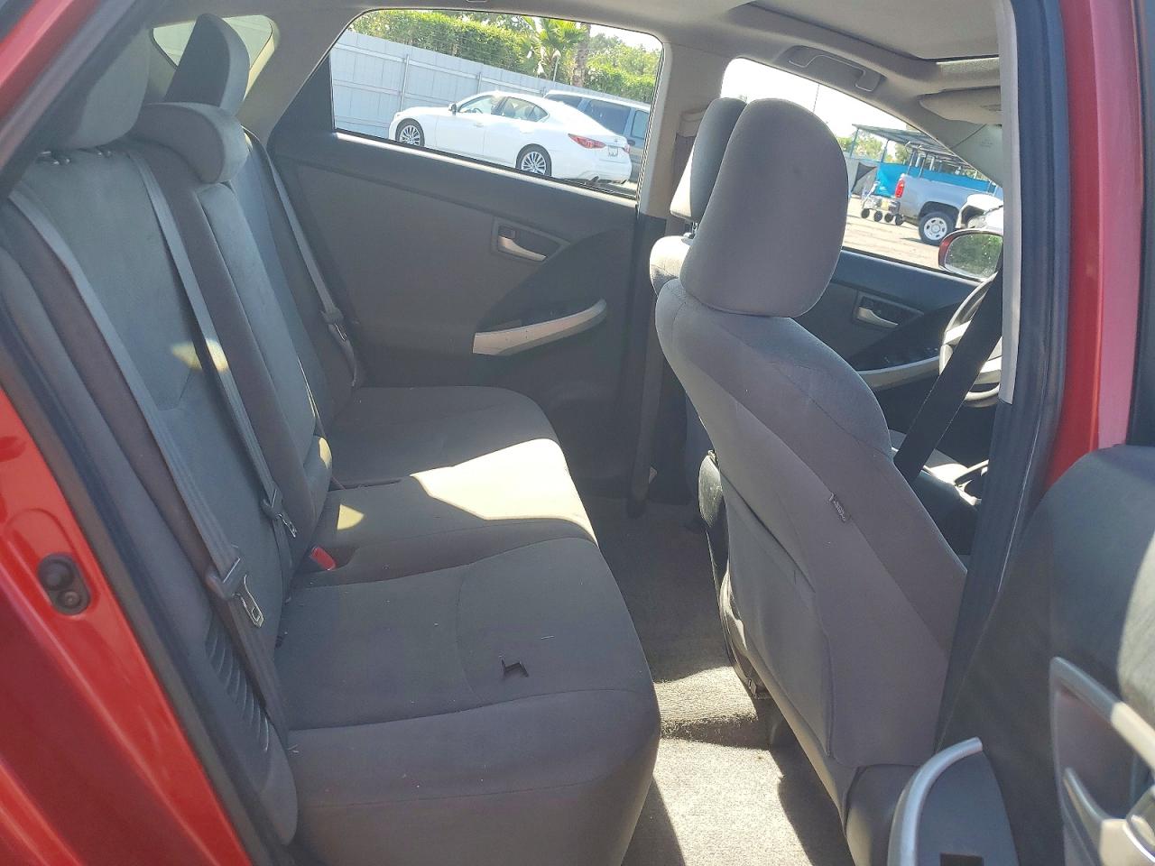 2012 Toyota Prius Three Red vin: JTDKN3DU1C1544157
