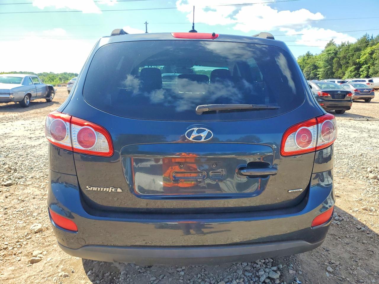 2012 Hyundai Santa Fe Gls Синий vin: 5XYZGDAB8CG103580