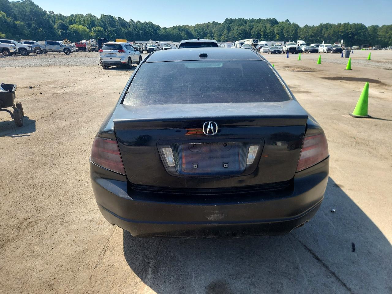 2007 Acura Tl Black vin: 19UUA66217A032410