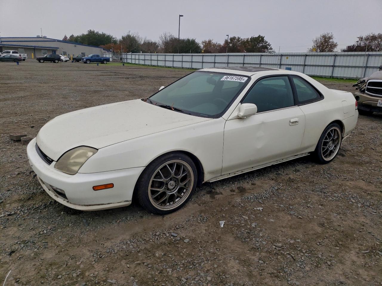 2001 Honda Prelude White vin: JHMBB61431C006557