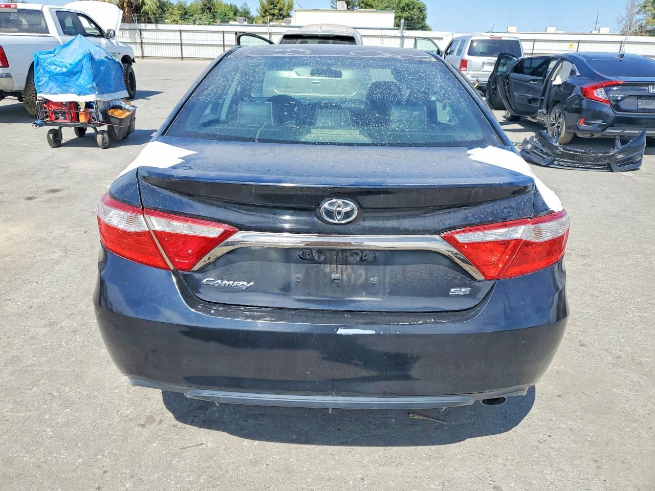 2015 Toyota Camry Se Black vin: 4T1BF1FK2FU956180