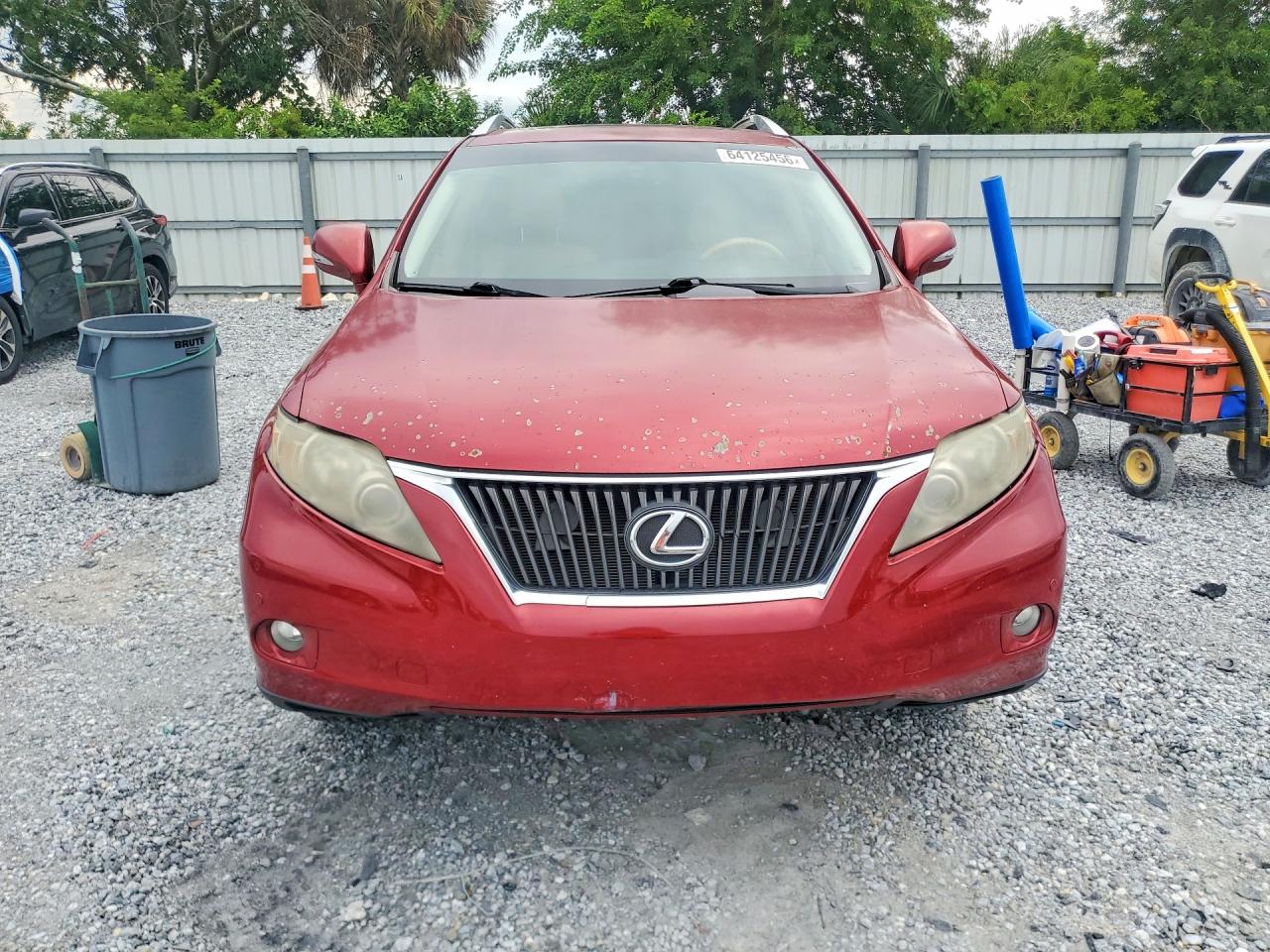 2010 Lexus Rx 350 Red vin: 2T2ZK1BA7AC022934