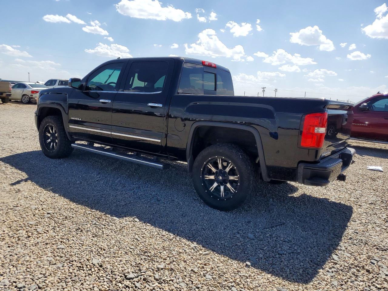 2015 Gmc Sierra K1500 Denali Black vin: 3GTU2WEJ2FG192493