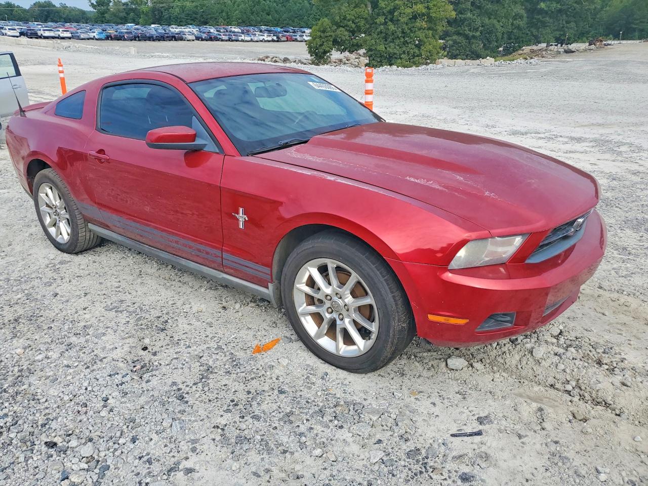 2010 Ford Mustang Red vin: 1ZVBP8AN7A5123521