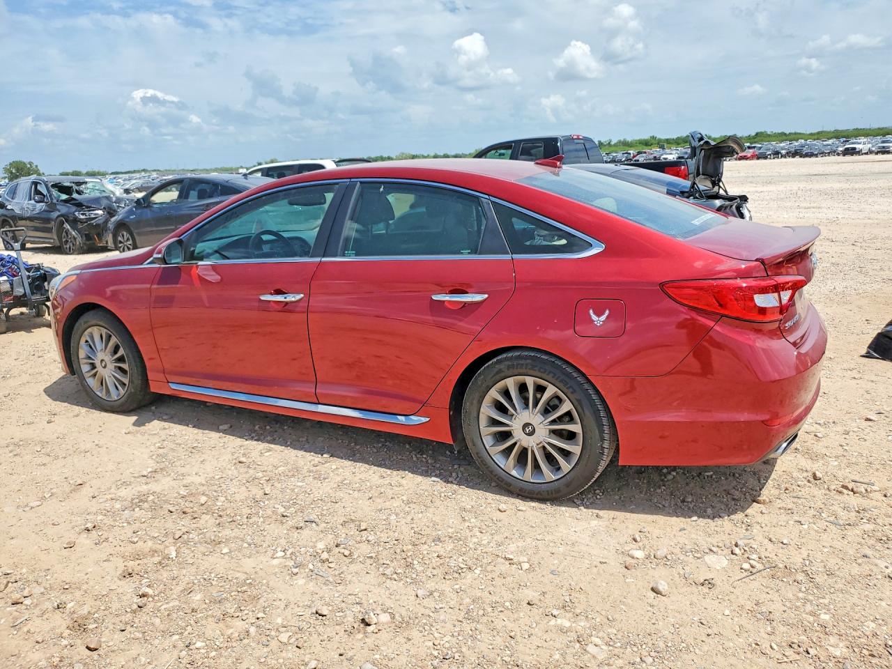 2015 Hyundai Sonata Limited Maroon vin: 5NPE34AF1FH193438