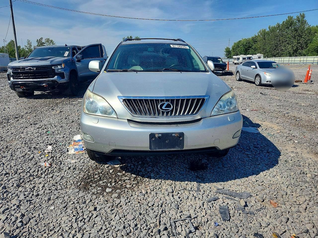 2008 Lexus Rx 350 Серебряный vin: 2T2HK31U18C095472