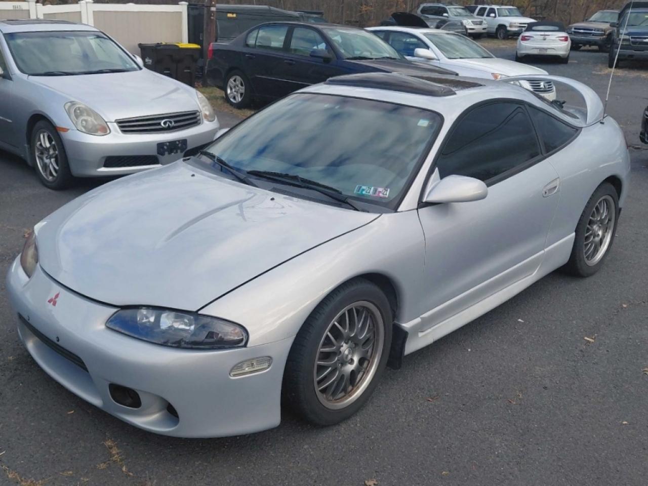 1997 Mitsubishi Eclipse Gsx Silver vin: 4A3AL54F6VE178476