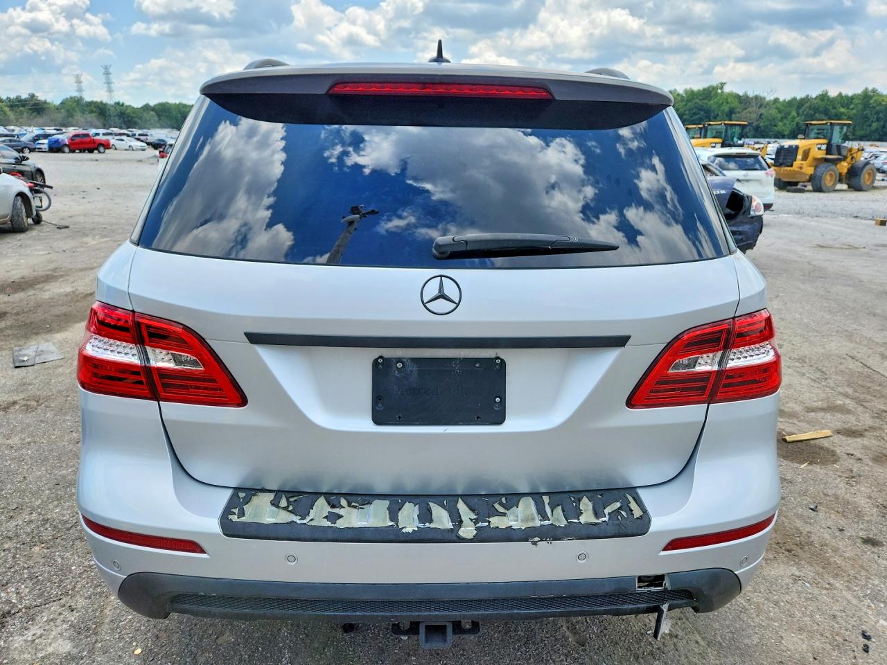 2015 Mercedes-benz Ml 400 4matic Silver vin: 4JGDA5GB7FA584219