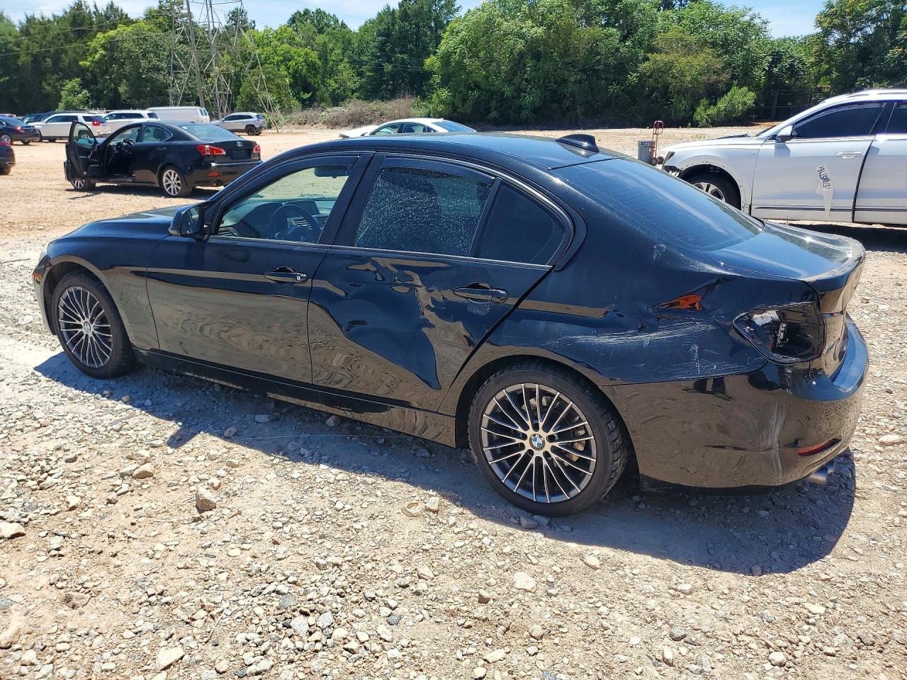 2014 Bmw 328 I Sulev Black vin: WBA3C1C53EK111877