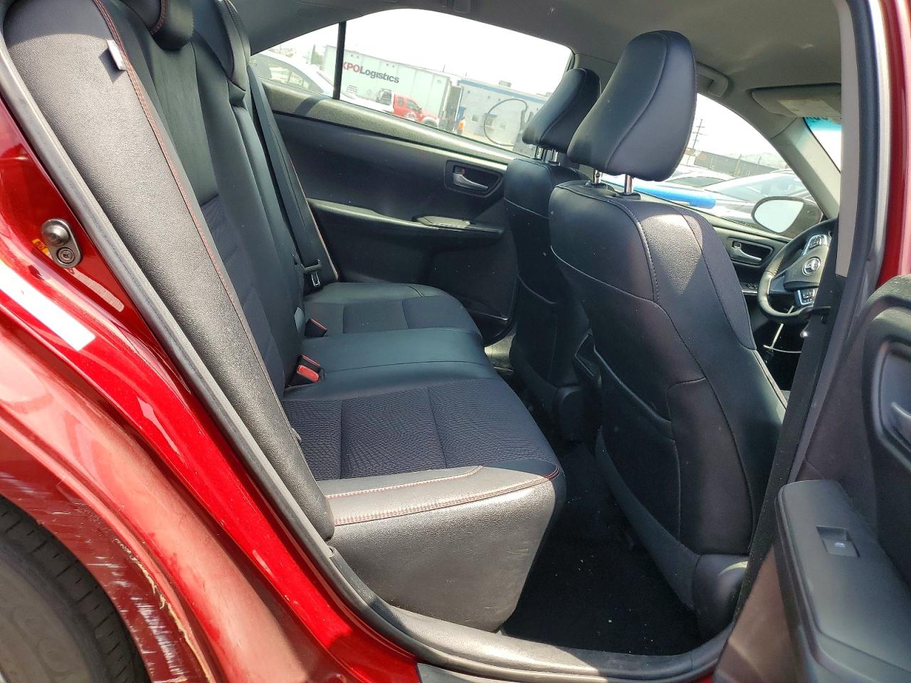2017 Toyota Camry Se Red vin: 4T1BF1FKXHU703868