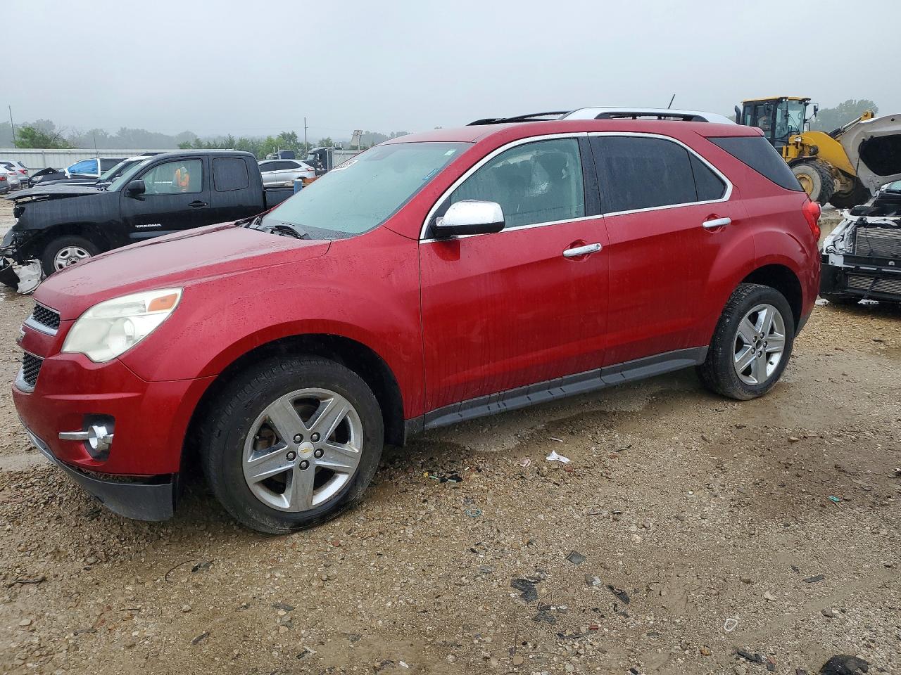 2014 Chevrolet Equinox Ltz Red vin: 2GNALDEK1E6364477