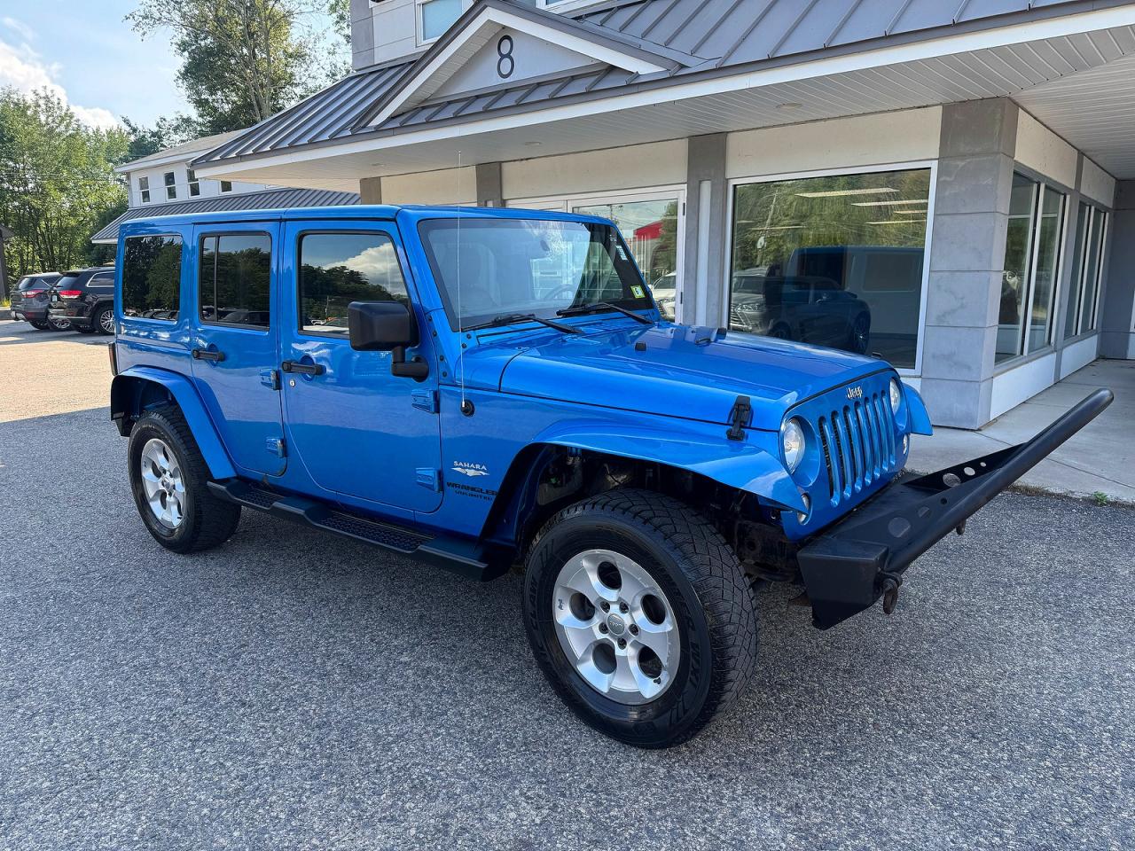 2015 Jeep Wrangler Unlimited Sahara Blue vin: 1C4BJWEG5FL591285