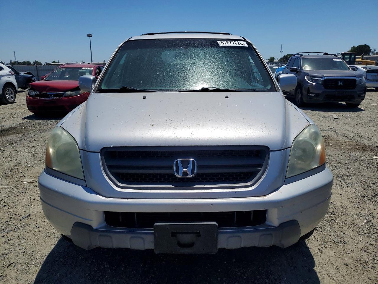 2004 Honda Pilot Exl Серебряный vin: 2HKYF18654H583268