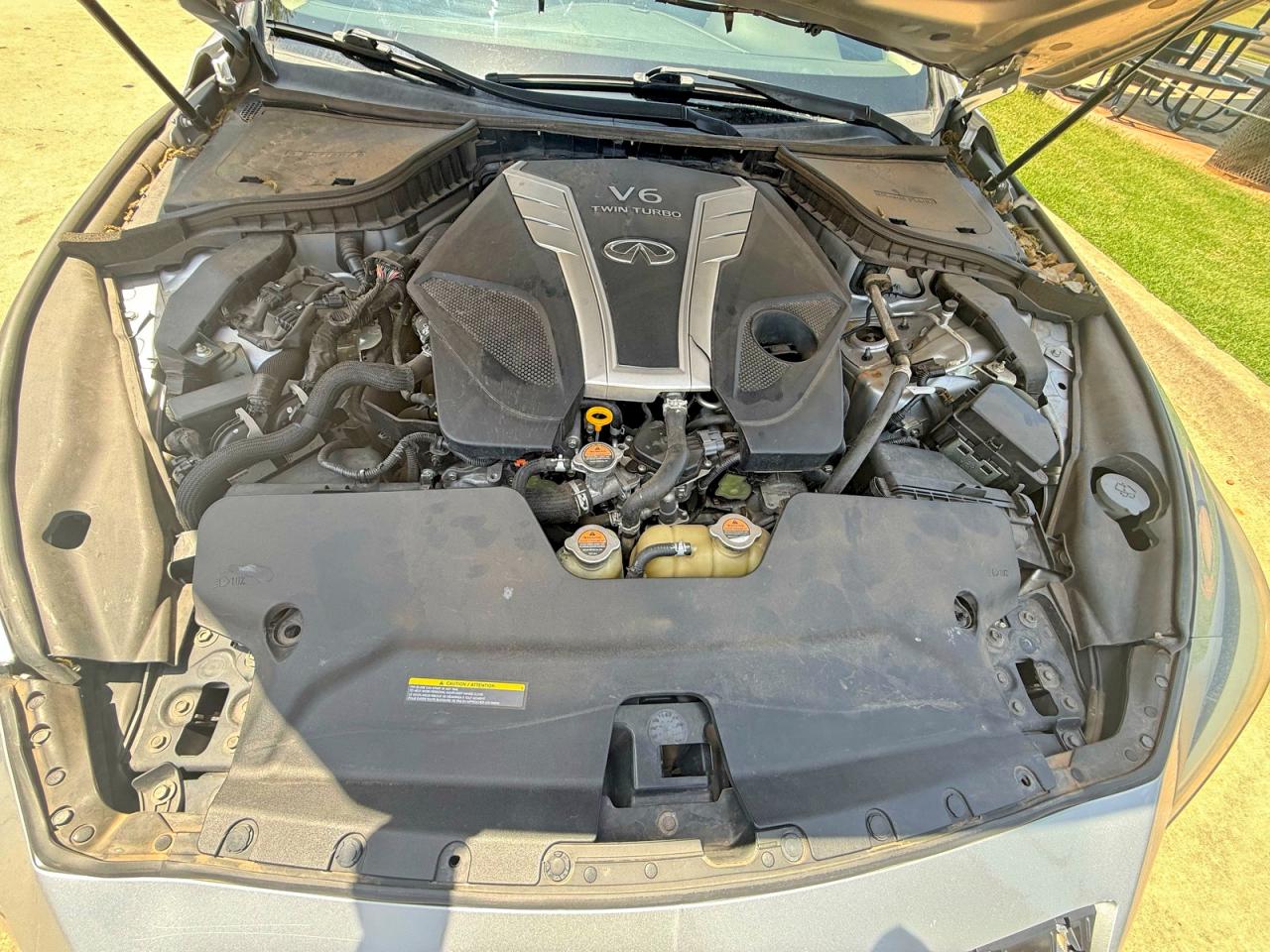 2018 Infiniti Q50 3.0t Luxe Silver vin: JN1EV7AR4JM440734