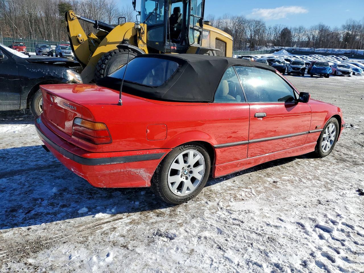 1996 Bmw 328 Ic Red vin: WBABK7320TET61953