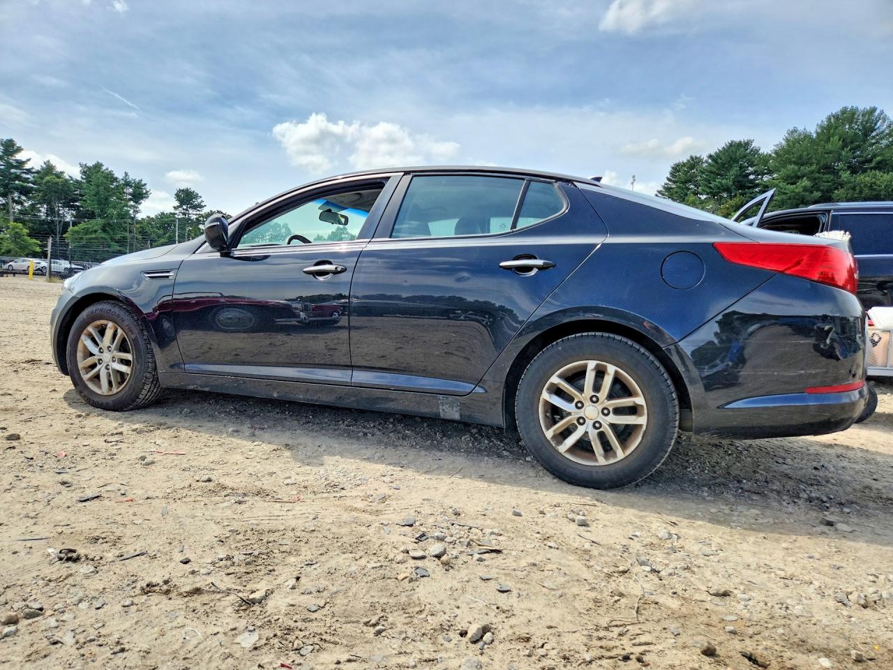 2012 Kia Optima Lx Black vin: 5XXGM4A71CG088047
