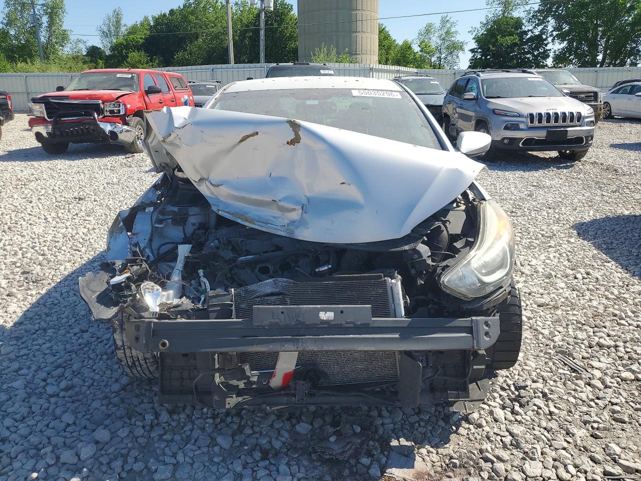 2015 Hyundai Elantra Se Silver vin: KMHDH4AE5FU452390