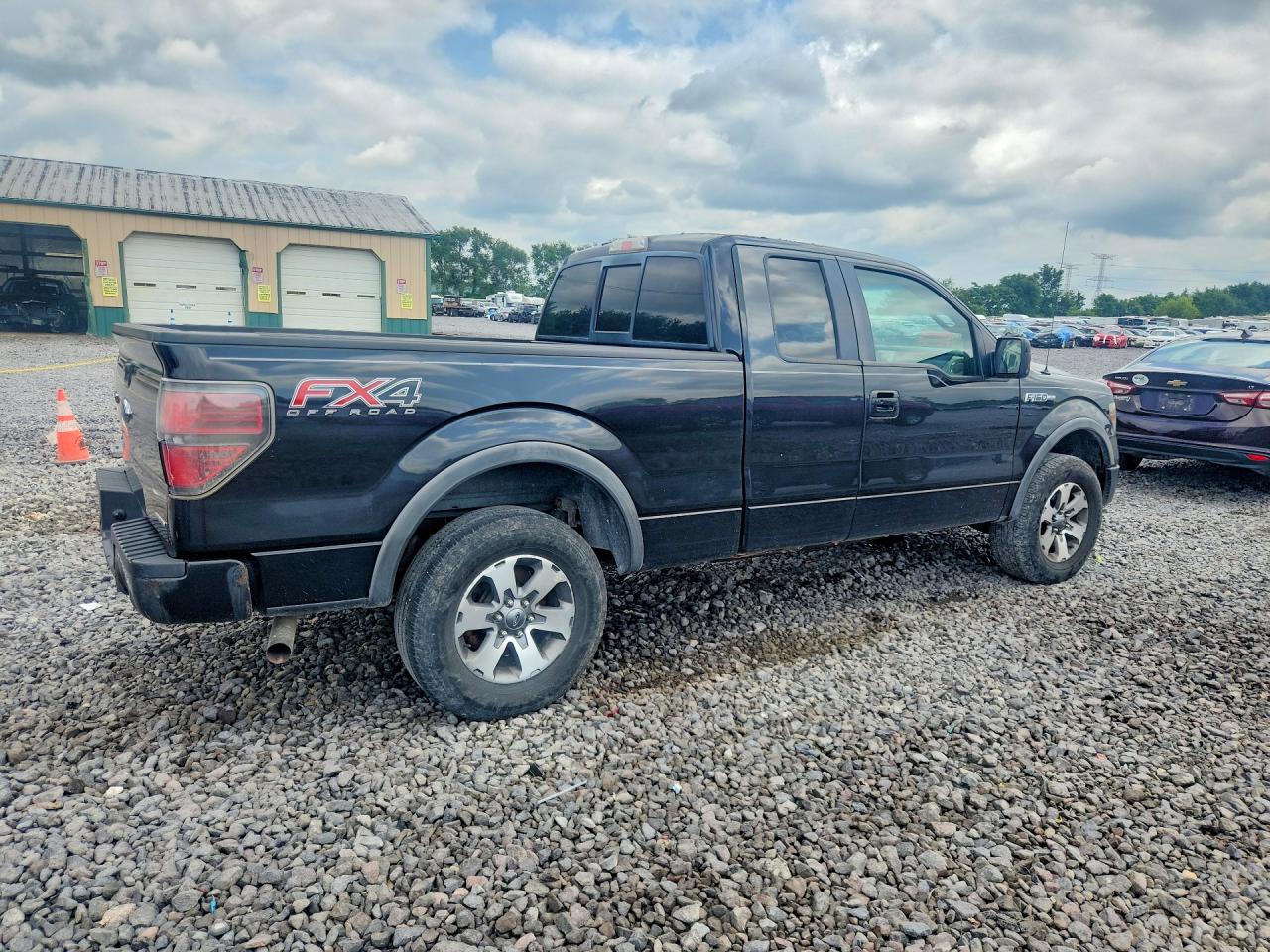 2012 Ford F150 Super Cab Black vin: 1FTFX1EF8CFC71639