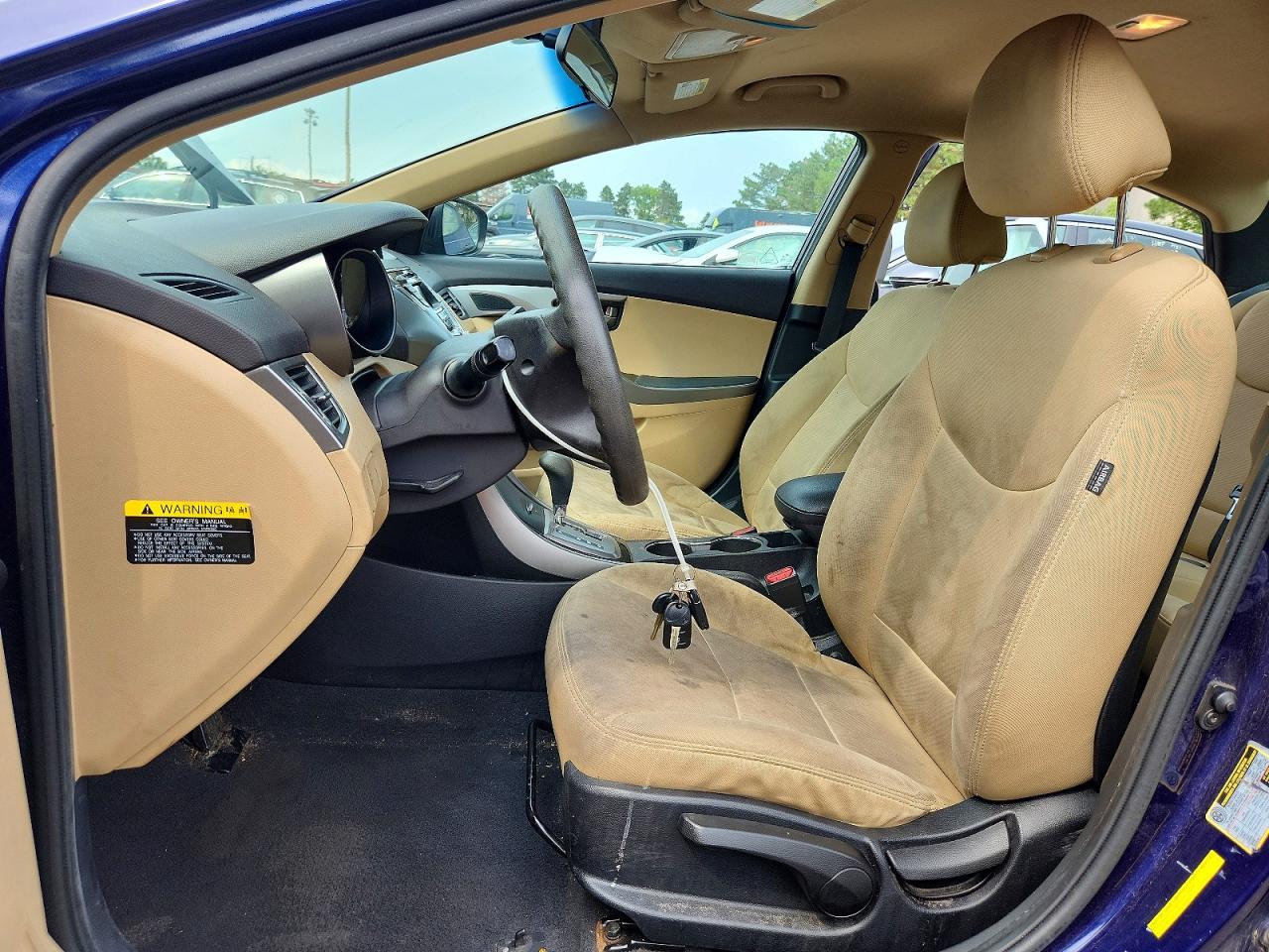 2013 Hyundai Elantra Gls Blue vin: 5NPDH4AE0DH195098