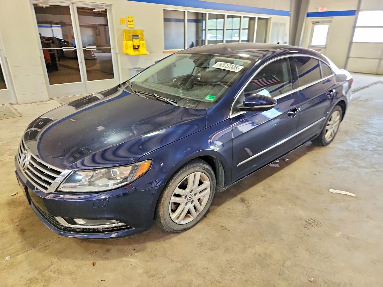 2013 Volkswagen Cc Sport Blue vin: WVWBN7AN3DE539492
