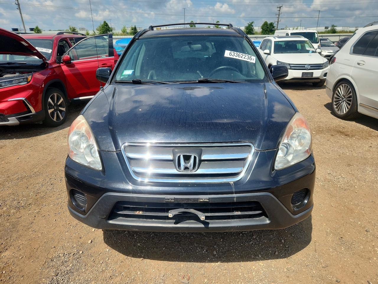 2005 Honda Cr-v Se Black vin: JHLRD78915C065536