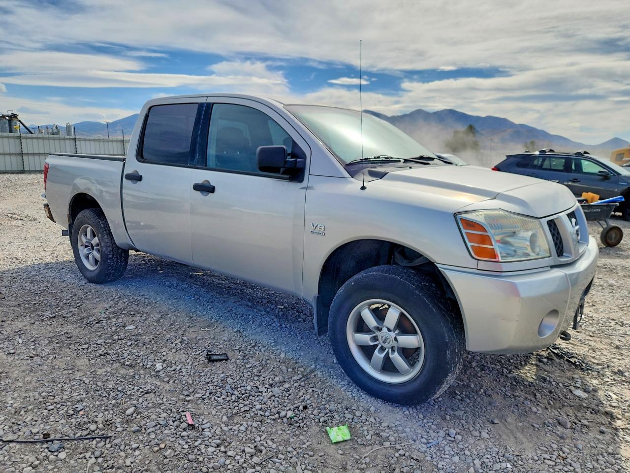 2004 Nissan Titan Xe Silver vin: 1N6AA07B44N531507