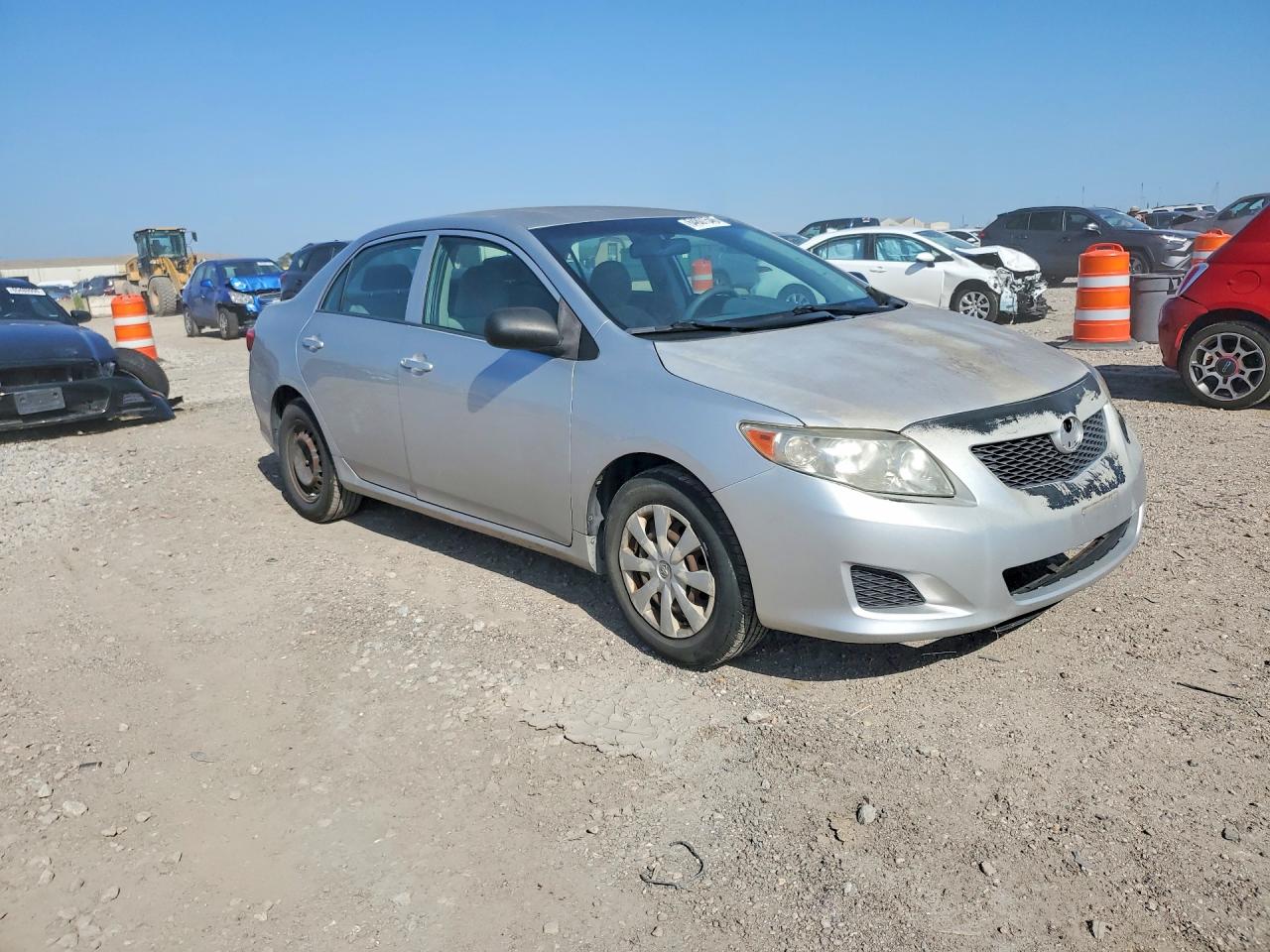 2009 Toyota Corolla Base Серебряный vin: JTDBL40E899044503
