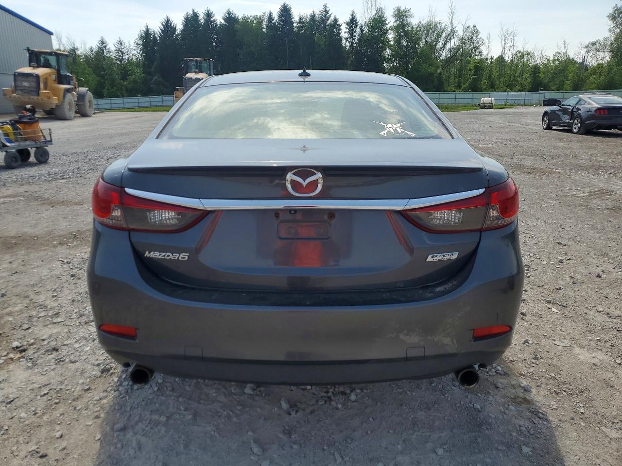 2014 Mazda 6 Grand Touring Gray vin: JM1GJ1W64E1141510