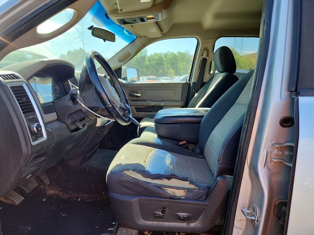 2012 Dodge Ram 1500 Slt Silver vin: 1C6RD7GTXCS153909
