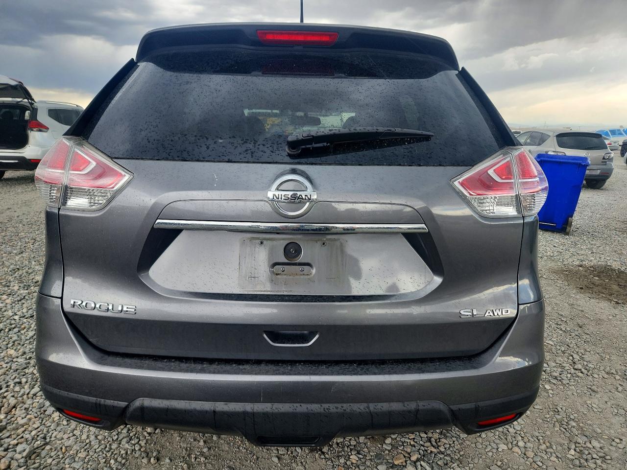 2015 Nissan Rogue Sl Gray vin: 5N1AT2MV9FC923206