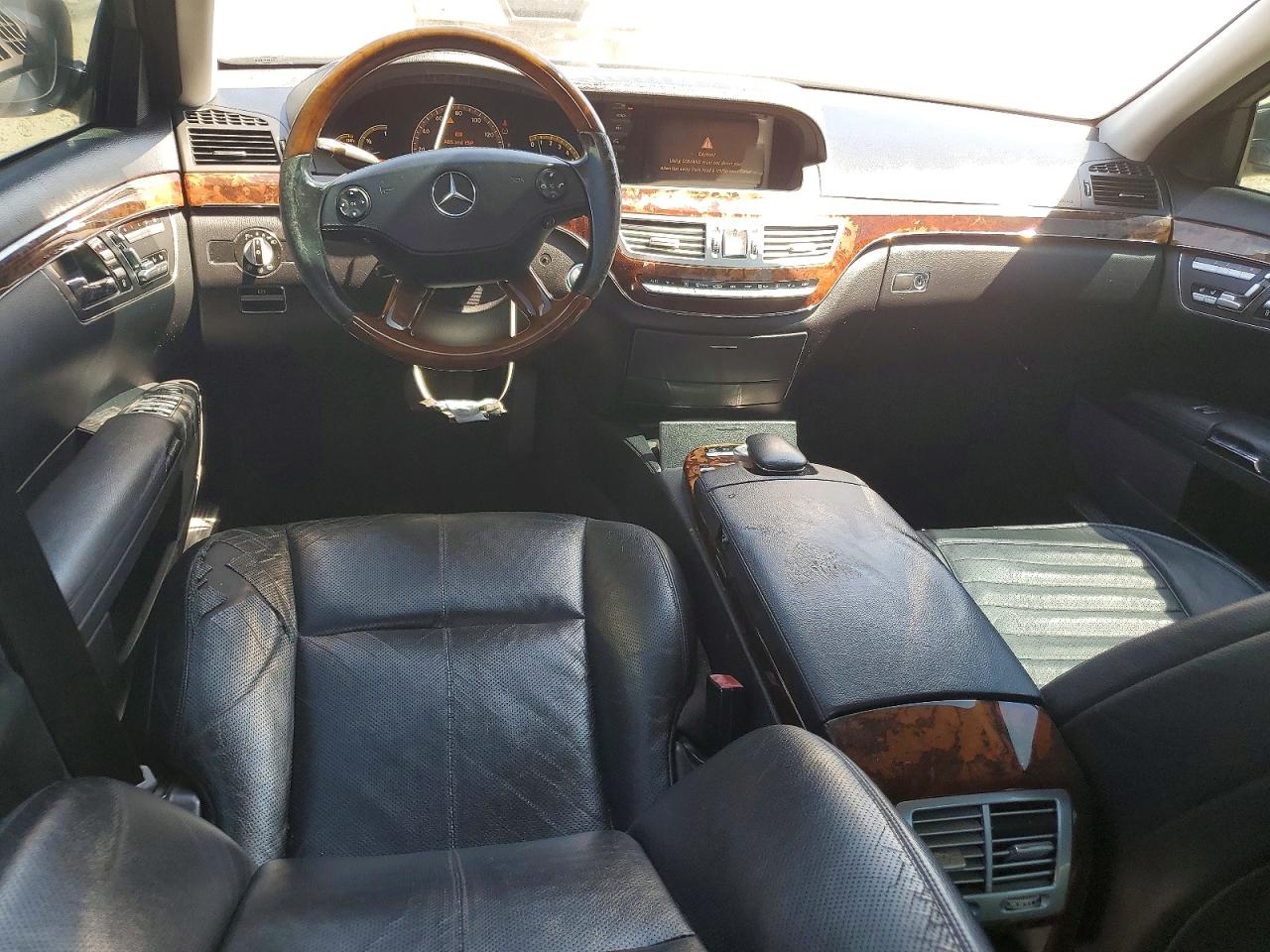 2008 Mercedes-benz S 550 Black vin: WDDNG71X78A230815