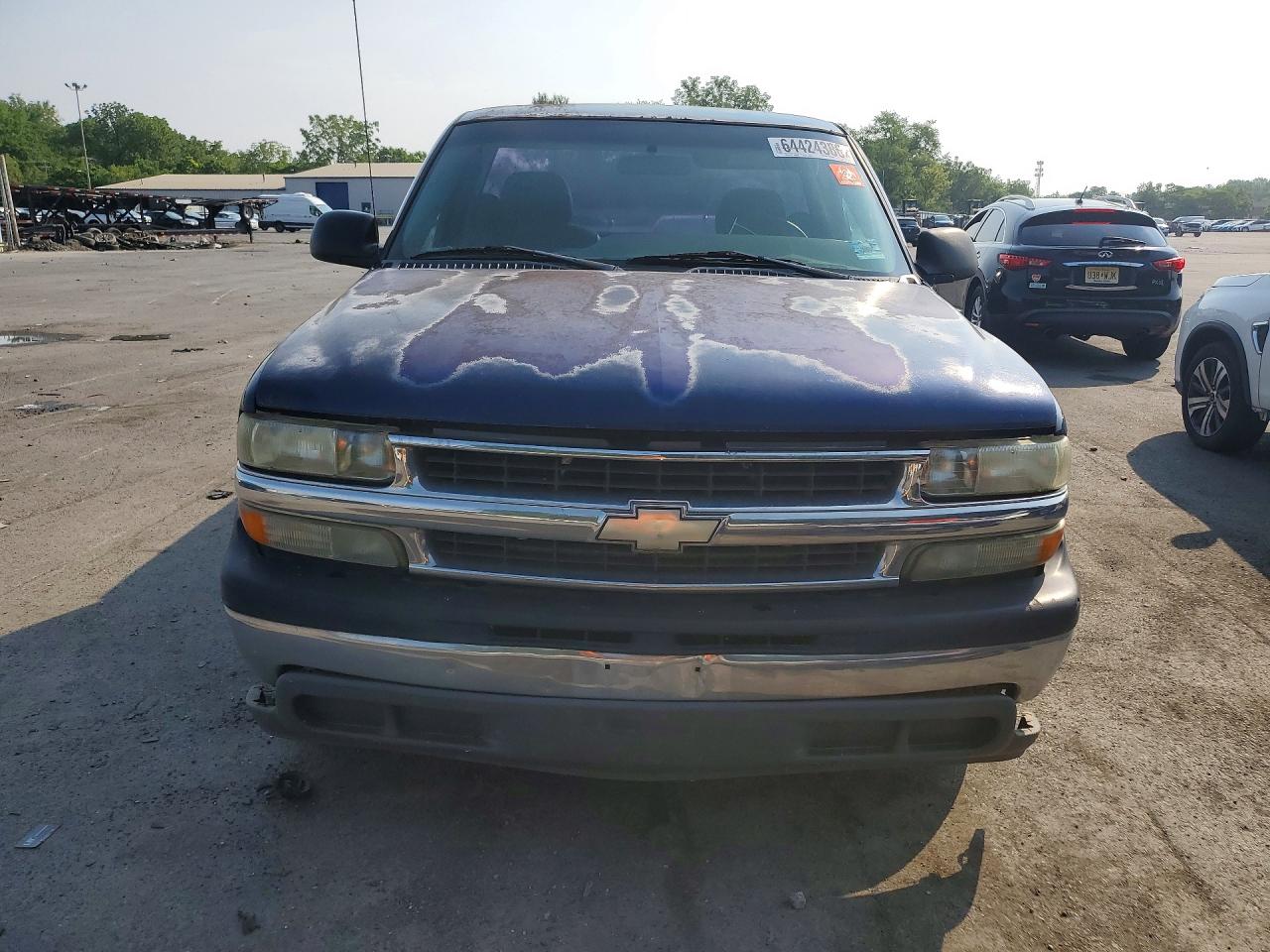 2002 Chevrolet Silverado C1500 Blue vin: 1GCEC14W12Z219890