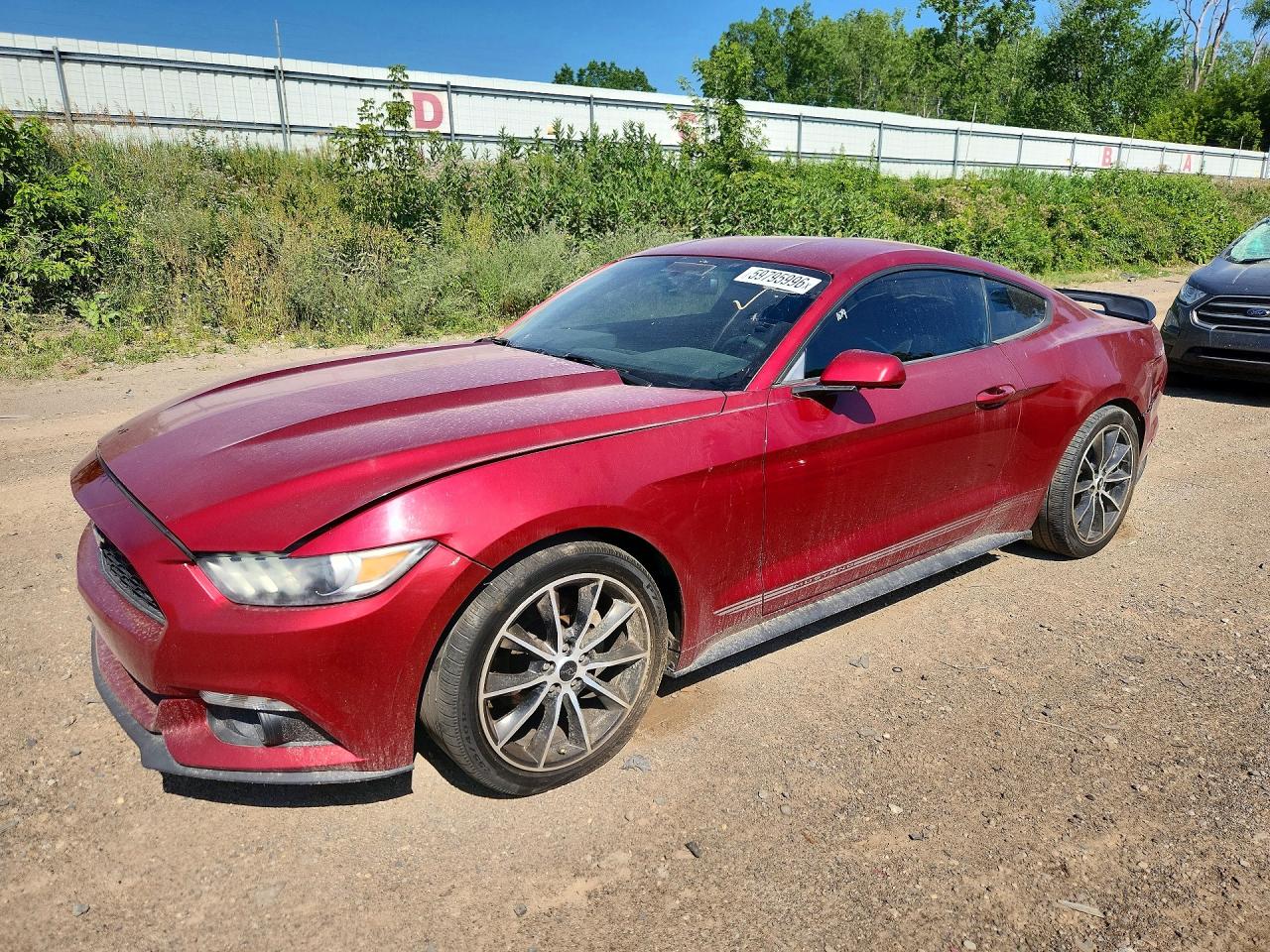 2015 Ford Mustang Red vin: 1FA6P8THXF5318618