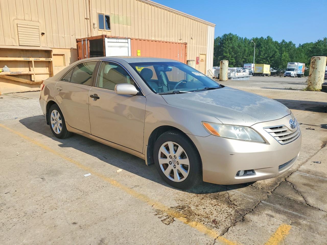 2007 Toyota Camry Xle V6 Gold vin: 4T1BK46KX7U522295