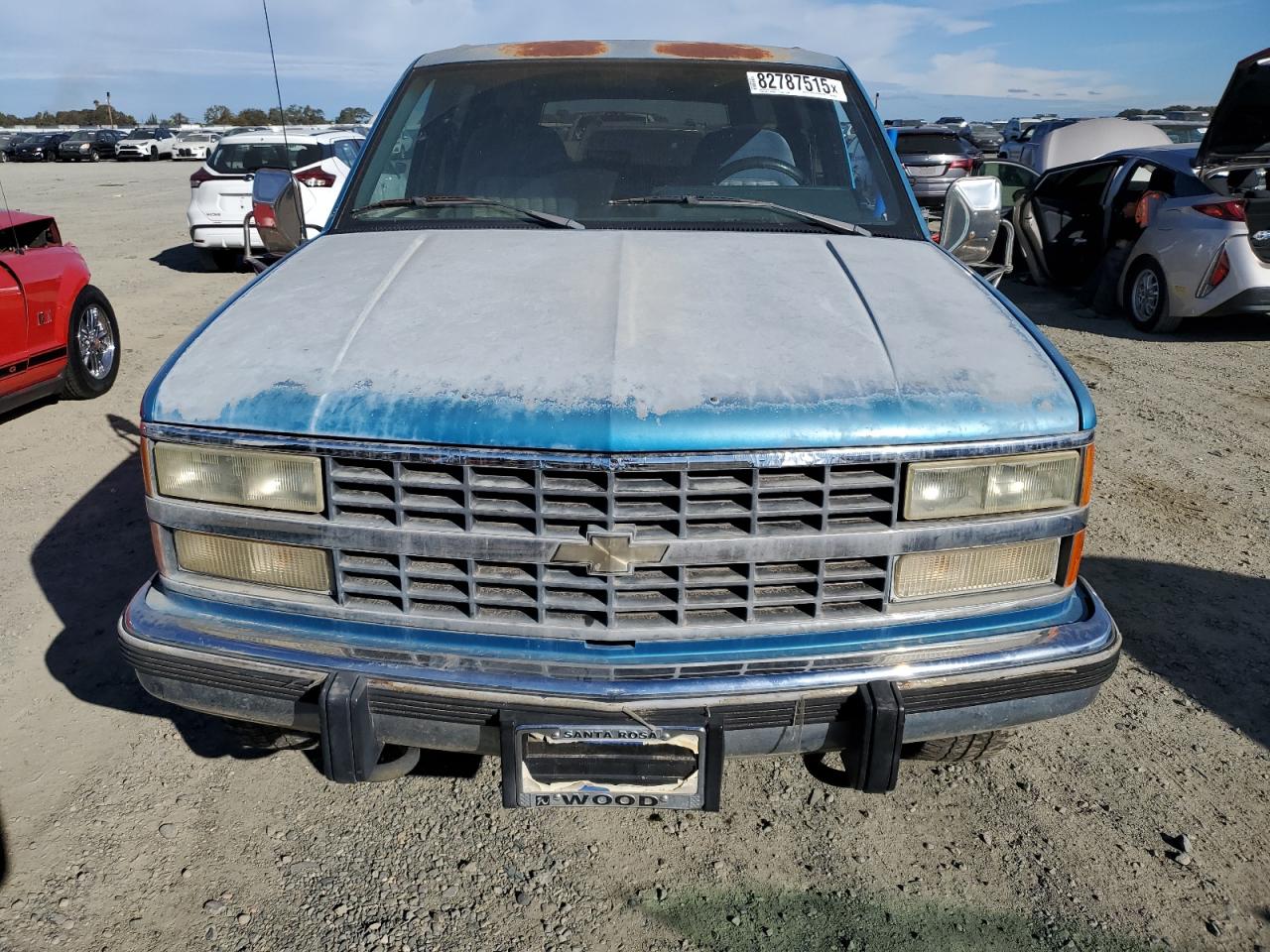 1992 Chevrolet Suburban C2500 Blue vin: 1GNGC26N6NJ331467