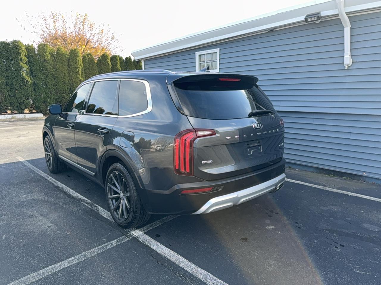 2021 Kia Telluride Ex Серый vin: 5XYP3DHC3MG133234