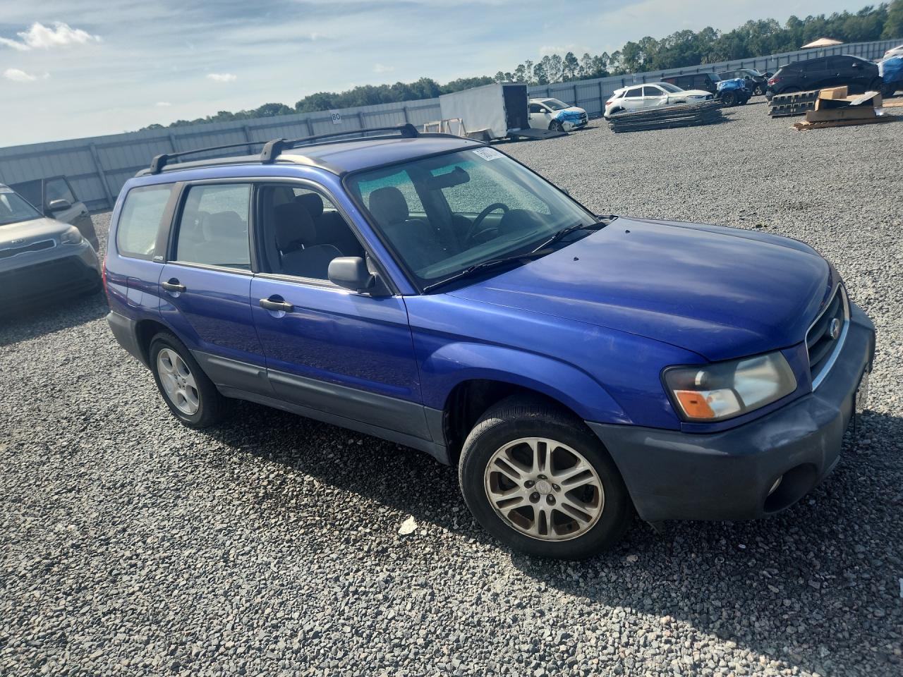 2003 Subaru Forester 2.5x Синий vin: JF1SG63663H701340