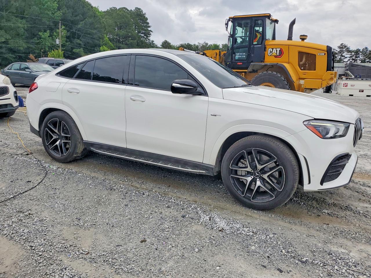 2022 Mercedes-benz Gle Coupe Amg 53 4matic Белый vin: 4JGFD6BB0NA665638