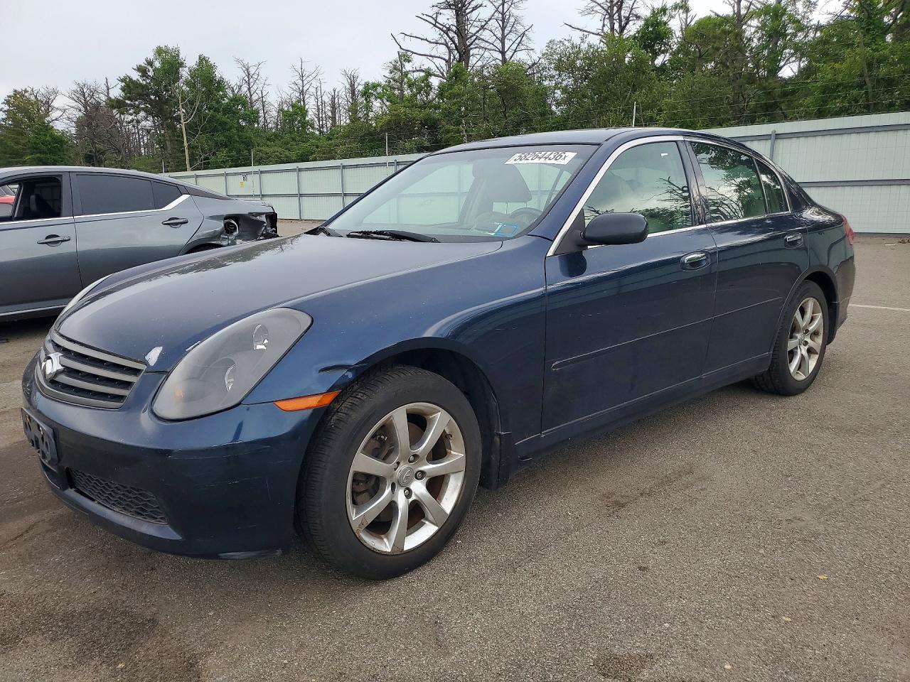 2006 Infiniti G35 X Blue vin: JNKCV51F86M608606