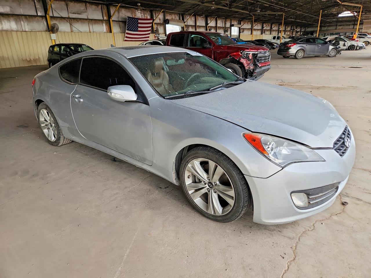 2010 Hyundai Genesis Coupe 3.8l Grand Touring Серебряный vin: KMHHU6KH3AU030998