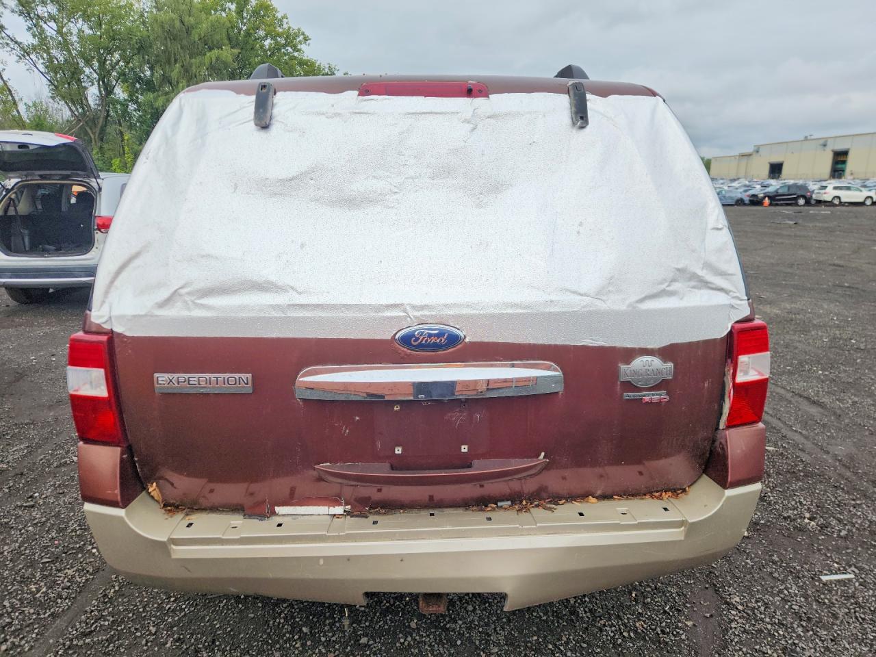 2008 Ford Expedition El Eddie Bauer Burgundy vin: 1FMFK18588LA67252