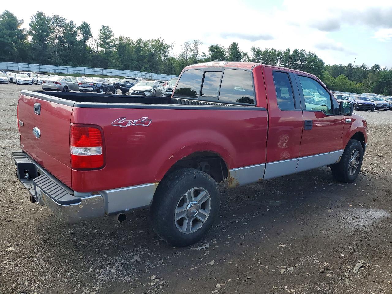 2008 Ford F150 Red vin: 1FTPX14518FC19757