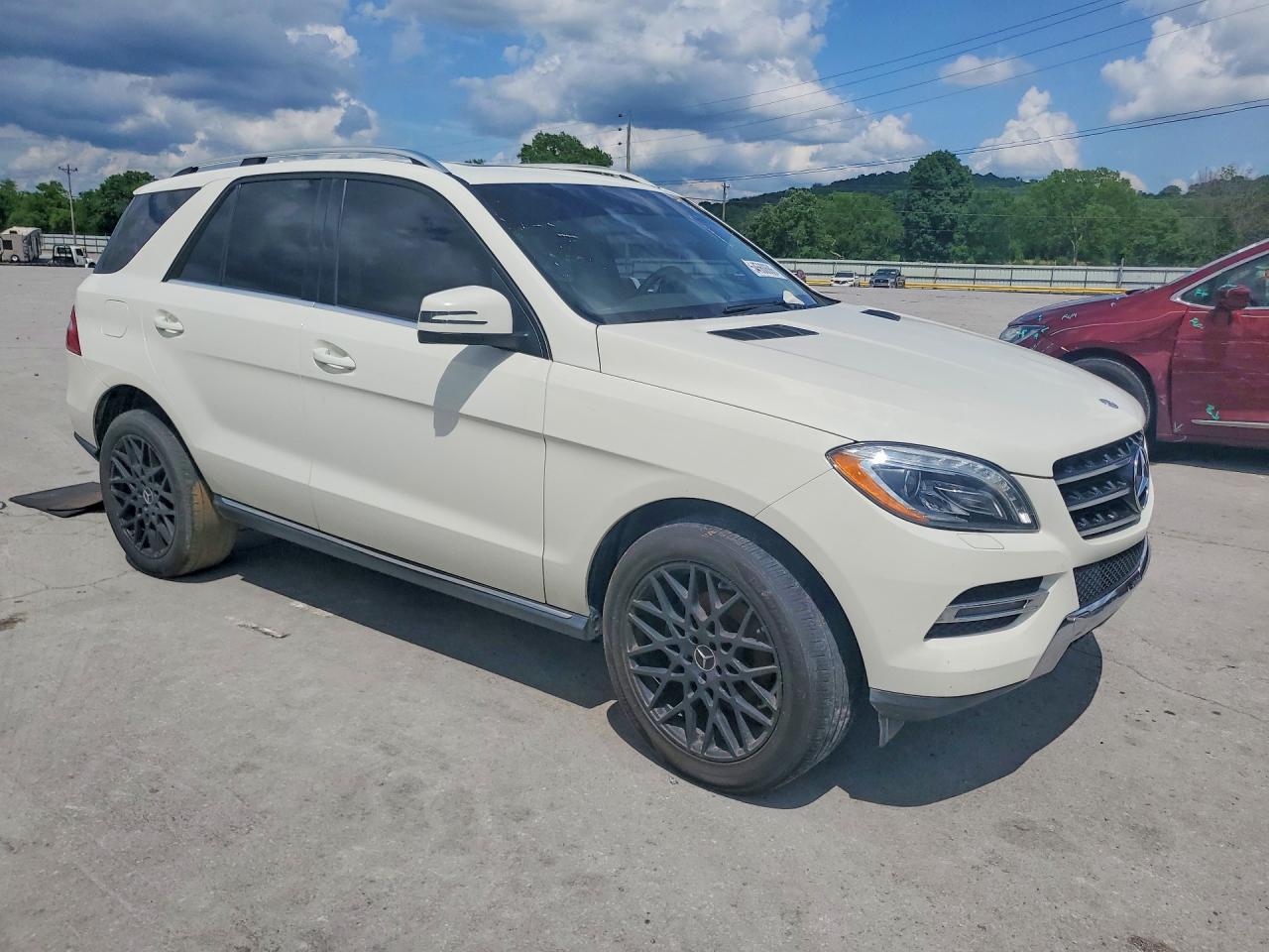 2013 Mercedes-benz Ml 350 Bluetec White vin: 4JGDA2EB9DA159969