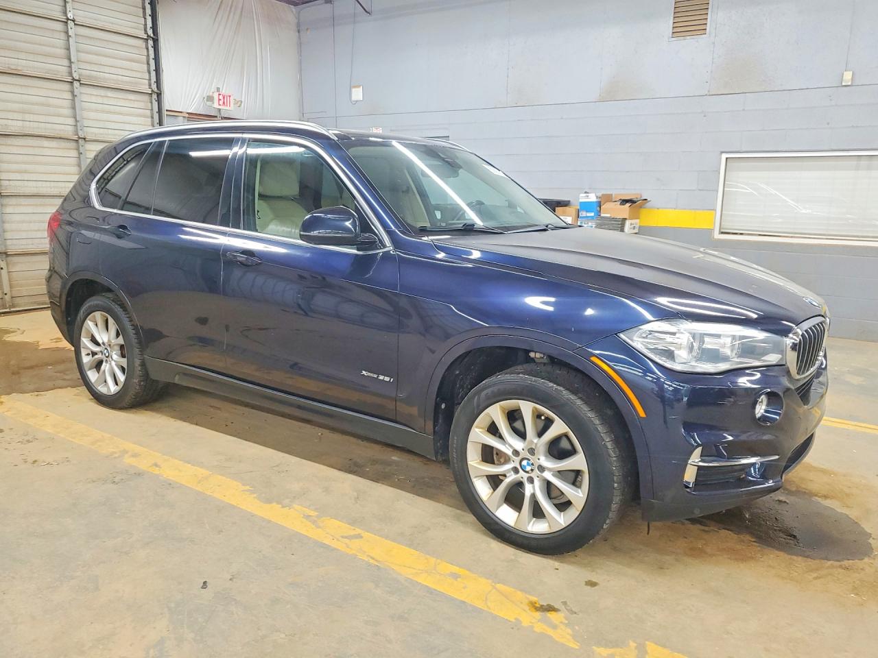 2015 Bmw X5 Xdrive35i Blue vin: 5UXKR0C56F0K63185