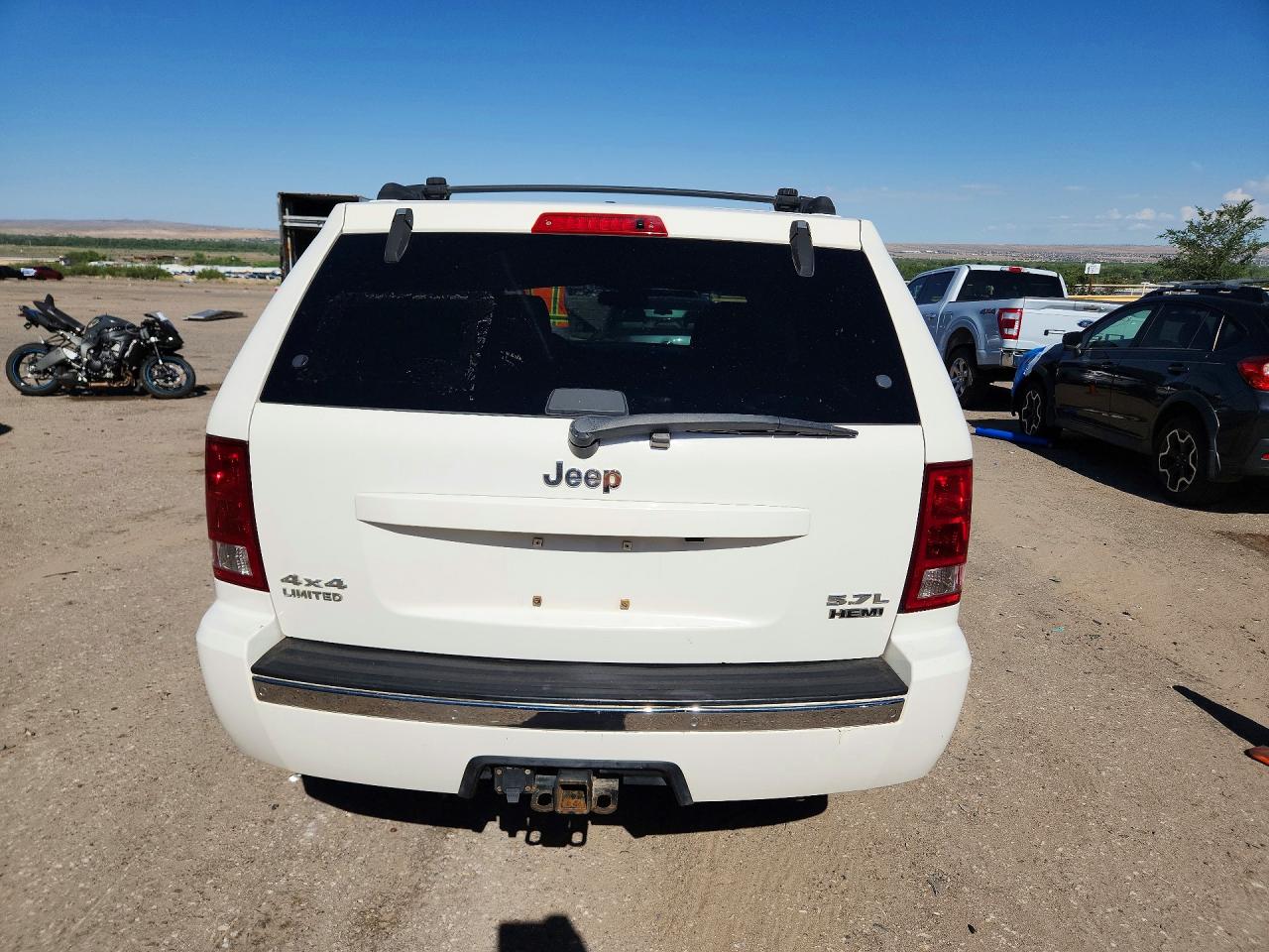 2006 Jeep Grand Cherokee Limited White vin: 1J4HR58206C227427