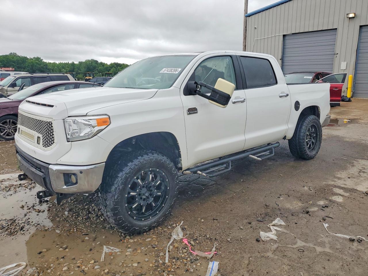 2014 Toyota Tundra Crewmax Platinum Белый vin: 5TFAY5F19EX364099