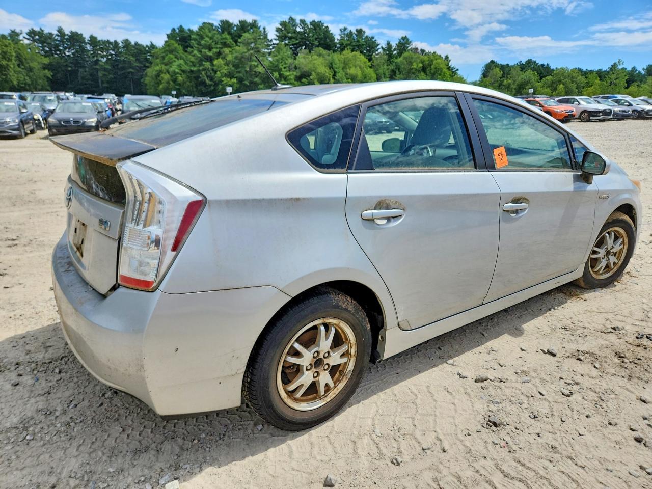2010 Toyota Prius Iii Серебряный vin: JTDKN3DU5A0138630