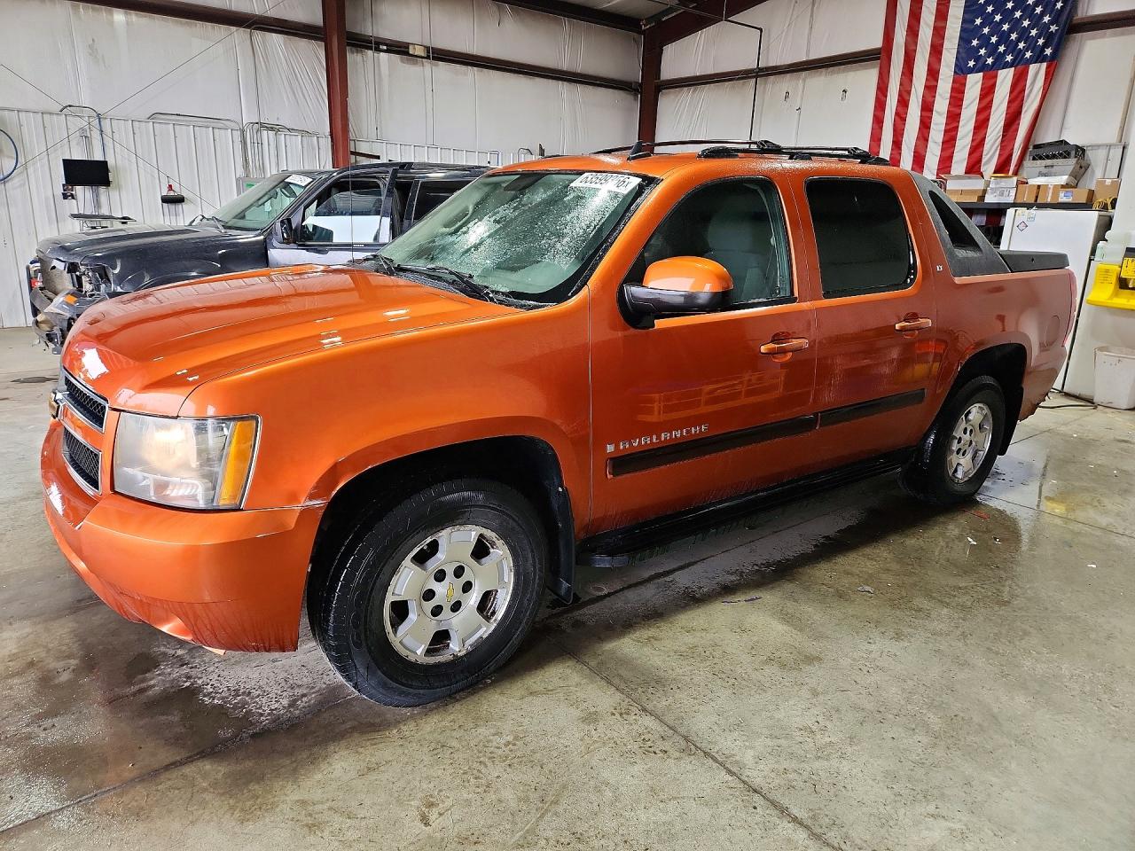2007 Chevrolet Avalanche K1500 Orange vin: 3GNFK12357G260344