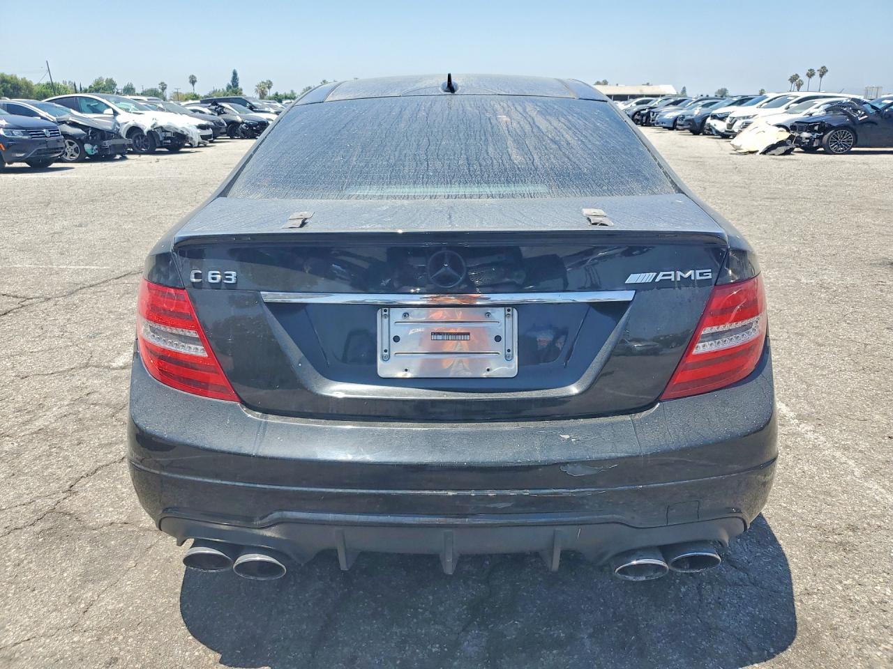 2013 Mercedes-benz C 63 Amg Black vin: WDDGJ7HBXDG068691