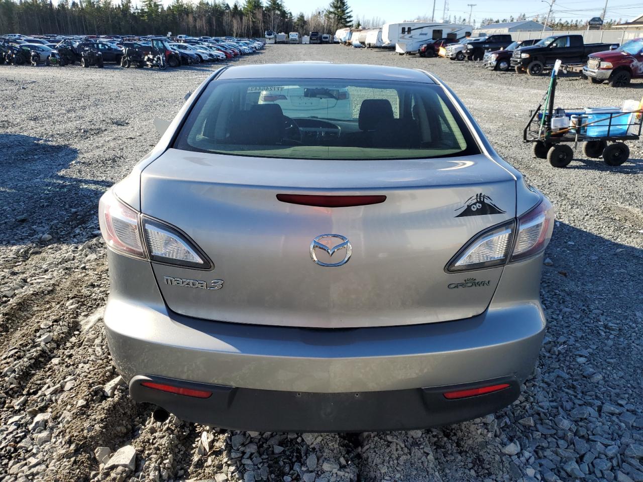 2013 Mazda 3 I Silver vin: JM1BL1UF7D1803831